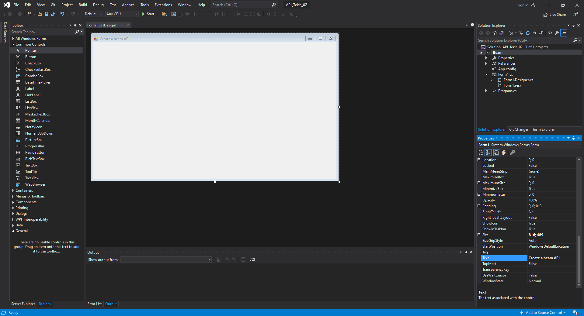 Приложения для Tekla Struсtures (Tekla Open API)